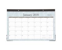 Blue Sky 2018 Monthly Desk Pad Calendar, 17" x 11", Knightsbridge