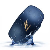 BEKER Waterproof MP3 Player for Swimming | Wireless Open-Ear Bone Conduction Underwater Mini Music Player | 8 GB Memory | No Headphones Needed (Black)