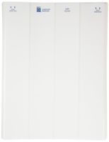 Brady LAT-13-747-2.5 1.875" Width x 0.833" Height, B-747 Permanent Polyester, Matte Finish White Lasertab Laser Printable Label (Pack of 2500)