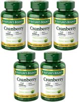 Cranberry with VIT C 4200 mg, 250 Softgels (5 Bottles)