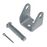 U-Shape BRK-02 mounting Bracket for Linear Actuator | Made with Iron Steel | Can be Used with Progressive Automations Linear Actuator Model PA-03, PA-04