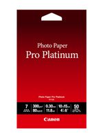 Canon Photo Paper Pro Platinum, 4 x 6 Inches, 50 Sheets (2768B014)