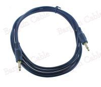 F YL 2ft 3.5mm Mono Male to Male Audio Patch Cable Cord Gold Plated
