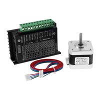 Twotrees Nema 17 Stepper Motor + Stepper Motor Driver, TB6600 4A 9-42V Nema 17/23 CNC Controller Single Axes Hybrid - Upgraded Version ...