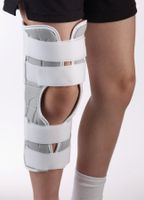 Corflex Ultra Tricot Straight Leg Immobilizer - Knee Immobilizer-L-19" - White