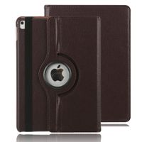 iPad Case for Smart Cover,TechCode 360 Degrees Rotating Magnetic Stand Case Cover for Apple iPad Air/iPad 5 9.7 inch Tablet(Brown)