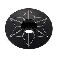 Supacaz Star Capz Black, One Size
