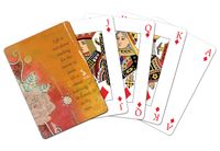 Tree-Free Greetings Standard Playing Card Deck, Dance in The Rain Themed Inspriational Quote Art (15154)