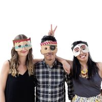 Fancy Dress, Book of Party Masks, 30 Tear-Out Paper Masks, Book of Masks