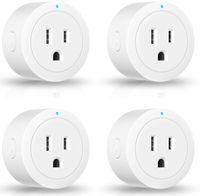 Smart plug Alexa ESICOO : Smart plug alexa, Smart Wifi Outlet, Smart plug, works with Alexa and Google Home, ETL Certified, Only Supports 2.4GHz Network, No Hub Required, Control from Anywhere