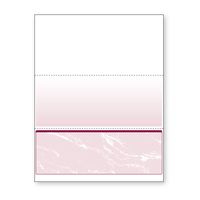 DocuGard Burgundy Marble Bottom Check, 8.5 x 11 Inches, 24 lb, 500 Sheets, 1 Check Per Sheet (04519)