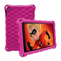 Ainior 2019 Style Fire 7 Case, Anti Slip Shockproof Soft Slim Light Weight Protective Case for Amazon Fire 7 Inch Tablet (9th Generation 2019 / 7th Generation 2017/ 5th Generation 2015) (Pink)