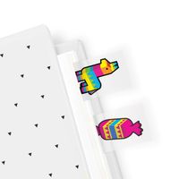 Piñata Page Markers by Mustard | Sticky Index Tabs | Colourful Markers | 2 x 50 Fun Page Markers to Liven Up Your Notebook