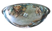 #1 Industrial Rated 18" Dia. Acrylic Safety and Security Full Dome Mirror - Made in the USA