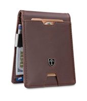 TRAVANDO Slim Wallet with Money Clip RFID Blocking Wallet AUSTIN Credit Card Holder - Travel Wallet - Minimalist Mini Wallet Bifold for Men Mens Mans Gift Box