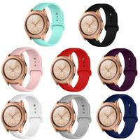 GinCoband 8-Pack Replacement Bands for Samsung Galaxy Watch (42mm),Galaxy Watch Active(40mm),Gear Sport,Amazfit Bip,Ticwatch E Women Bands (8-Pack, Large)