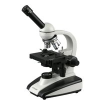 40X-1000X LED Monocular Compound Microscope with 3D Stage & Reversed Nosepiece