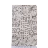 TechCode Tabet Case for SM-T510 Tab A, Premium PU Leather Flip Wallet Stand Cover Shell Folio Multi-Angle View Protective Case for Samsung Galaxy Tab A 10.1 SM-T510/T515(EYW-Grey)