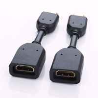 Skyline HDMI Male to Female Extender Adapter Supports 4K & 3D for Google Chrome Cast, Fire TV Stick, Roku Stick Connection to TV HDMI Extension Cable Gold Plated 360° Swivel 4"