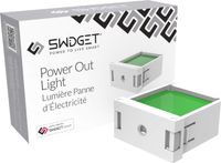 Swidget Power Out Light Insert (Basic) - Works with the Swidget Outlet to provide basic emergency light functionality in your Outlet.