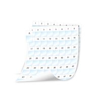DYMO Laminated Wire/Cable Wrap Sheet Labels for DYMO XTL Label Makers, Black on White, 1", 1 Roll (1908553)