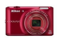 Nikon COOLPIX S6400 16 MP Digital Camera with 12x Optical Zoom and 3-inch LCD (Red)