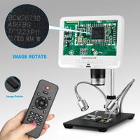 Andonstar Digital Microscope AD206 7 Inches LCD 1080P 200X Magnification Zoom Soldering Tool for Phone Repair Jewelry Appraisal Biologic Use