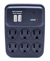 WiFi 6 Wall Power Plug Outlet Hidden Camera - Fully Functional with 2 USB - Motion Activated Spy Gadget - 8GB SD Card - Best Recorder for Home, Kids, Office - Free Security EBook (Black)