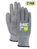 MAGID Cut Resistant Polyurethane Coated Gloves, Size 10 (12 Pairs)