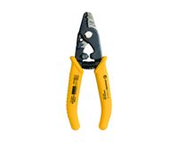 Jonard JIC-375 Three Hole Fiber Optic Stripper with TPR Handle, 6" Length