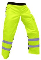 Forester Chainsaw Safety Chaps with Pocket, Apron Style (Short 35", Safety Green)