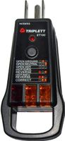 Triplett GFCI Outlet/Receptacle Tester with 5 Visual Indicators (ET100)