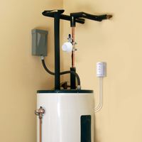 MyGuard Automatic Hot Water Heater Shut Off System and Water Leak Alarm and Detector