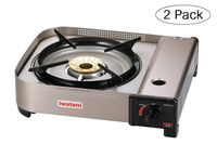 Iwatani Corporation of America 35FW Butane Stove, Medium, Metallic (Original, Twо Расk)