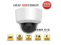 6MP PoE Security IP Camera - Compatible with Hikvision Performance Series DS-2CD2765G0-IZS Varifocal Dome Indoor and Outdoor Motorzied Lens 2.8-12mm EXIR Night Vision English Version 3 Year Warranty