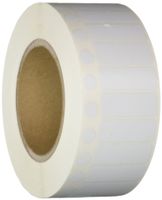Brady THT-190-492-3 Matte Label, Freezerbondz II Polyester, 0.600" H x 1.625" W, White, 1 Quantity per Row, 3000/Roll (Pack of 3000)