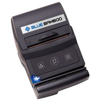 P25-m Blue Bamboo Receipt Printer with Magnetic Stripe Reader for Ios Apple and Android Device By Pac Supplies Usa