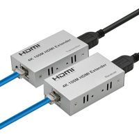 Expert Connect | 4K 330ft HDMI Extender Over Cat5e / Cat6 / Cat7 Ethernet Cable, 1080p, 3D