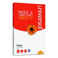 Universal 28110 Copy Paper, 92 Brightness, 20lb, 11 x 17, White (Case of 2500 Sheets)