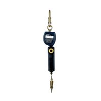 3M DBI-SALA Nano-Lok 3101215 Self Retracting Lifeline, 6', 3/4" Dynema Polyester Web, Snap Hook, Swiveling Anchor Loop with Carabiner, Blue