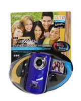 Vivitar DVR620-GRP Ultimate Selfie Digital Camera 5.1 MP with 1.8-Inch TFT LCD, Colors May Vary
