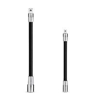 Neiko 00239A Flexible Extension Bar Set (2 Piece), 1/4" x 3/8" - 6" x 8", Clear