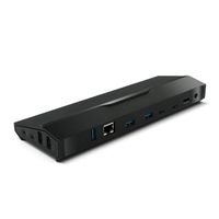 ICY BOX Thunderbolt 3 Aluminium Enclosure Docking Station - Up to 70W Charging, DisplayPort 1.2 Interface, 2X USB 3.1 (Gen 2) Type-A, 3X USB 3.0 Type-A, 135W Power Supply, for 2016+ MacBook Pro & PC