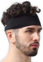 Mens Headband - Running Sweat Head Bands for Sports - Athletic Sweatbands for Workout/Exercise, Tennis & Football - Ultimate Performance Stretch & Moisture Wicking