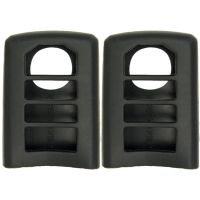 Keyless2Go New Silicone Cover Protective Case for Remote Smart Keys with FCC M3N5WY8145-Black - (2 Pack)