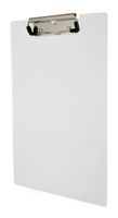 Saunders US-Works 21565 Acrylic Clipboard - Clear, Letter/A4 Size, High-Clarity Shatter Resistant Writing Clipboard with Inch/Metric Ruler Edges