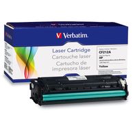 Verbatim Remanufactured Toner Cartridge Replacement for HP CF212A (Yellow)