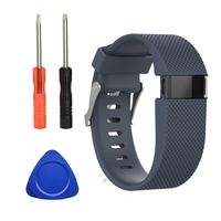 I-SMILE Fitbit Charge HR Bands, Sepcial Colorful Edition Soft Silicone Adjustable Replacement Wristband with Metal Buckle Clasp for Fitbit Charge HR Bands