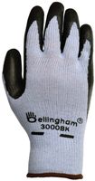 Bellingham C3000BKXL Black Premium Seamless Knit Work Glove with Natural Rubber Black Latex Palm, X-Large
