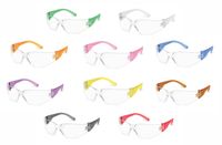 Gateway Safety 4699 StarLite Gumballs Safety Glasses, Clear Lens, All Colors Included (Pack of 10)